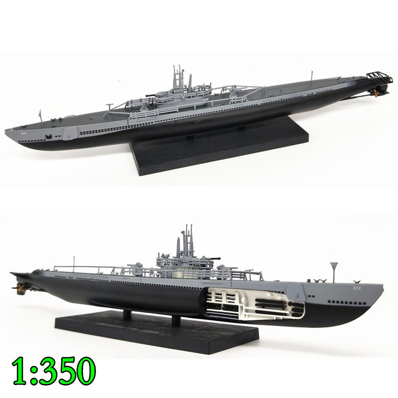 1:350 1945 World War II U.S. Navy Archer fish submarine Warship model alloy Die-casting Collection Model