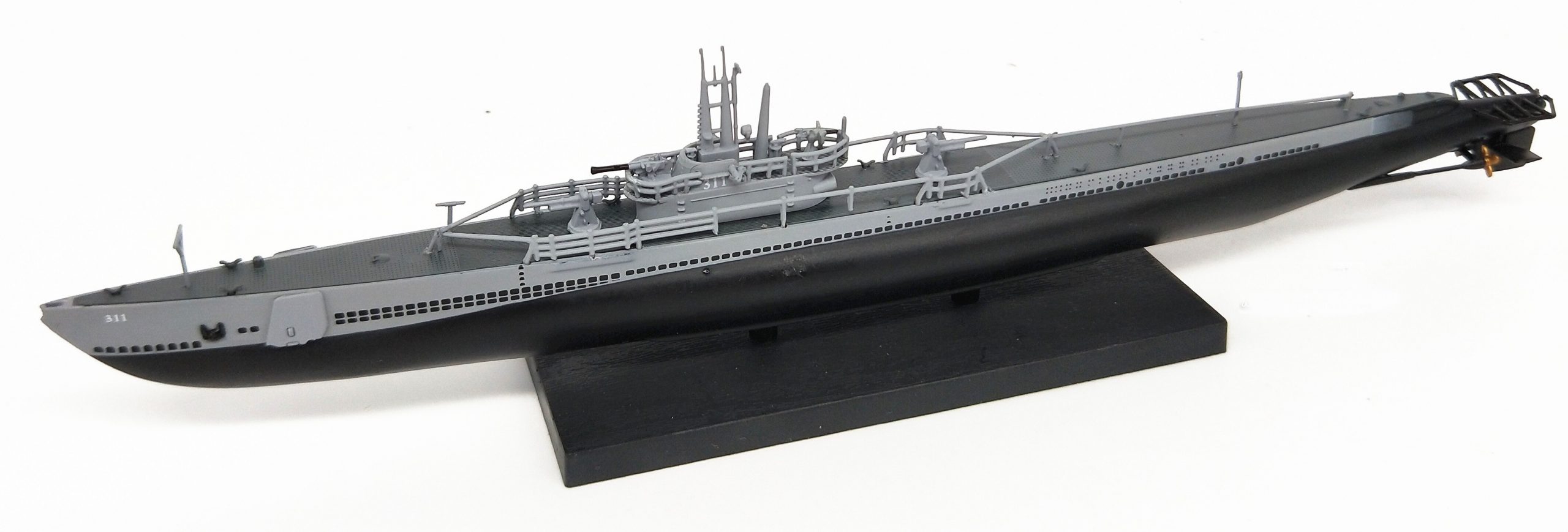 1:350 1945 World War II U.S. Navy Archer fish submarine Warship model alloy Die-casting Collection Model