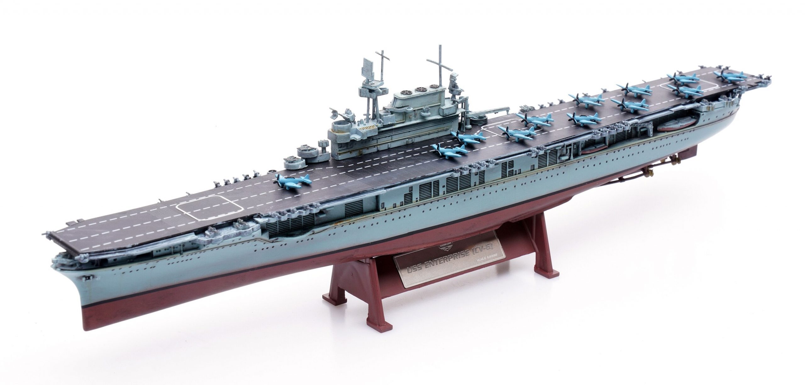 1: 1000 World War II American cv-6 USS Enterprise Model Finished product collection model Hull alloy 1: 1000 World War II American cv-6 USS Enterprise Model Finished product collection model Hull alloy
