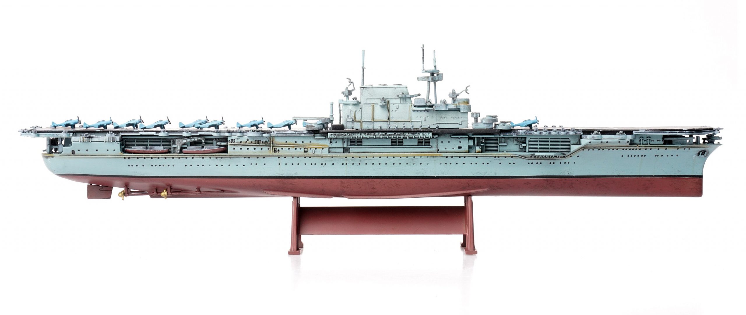 1: 1000 World War II American cv-6 USS Enterprise Model Finished product collection model Hull alloy 1: 1000 World War II American cv-6 USS Enterprise Model Finished product collection model Hull alloy