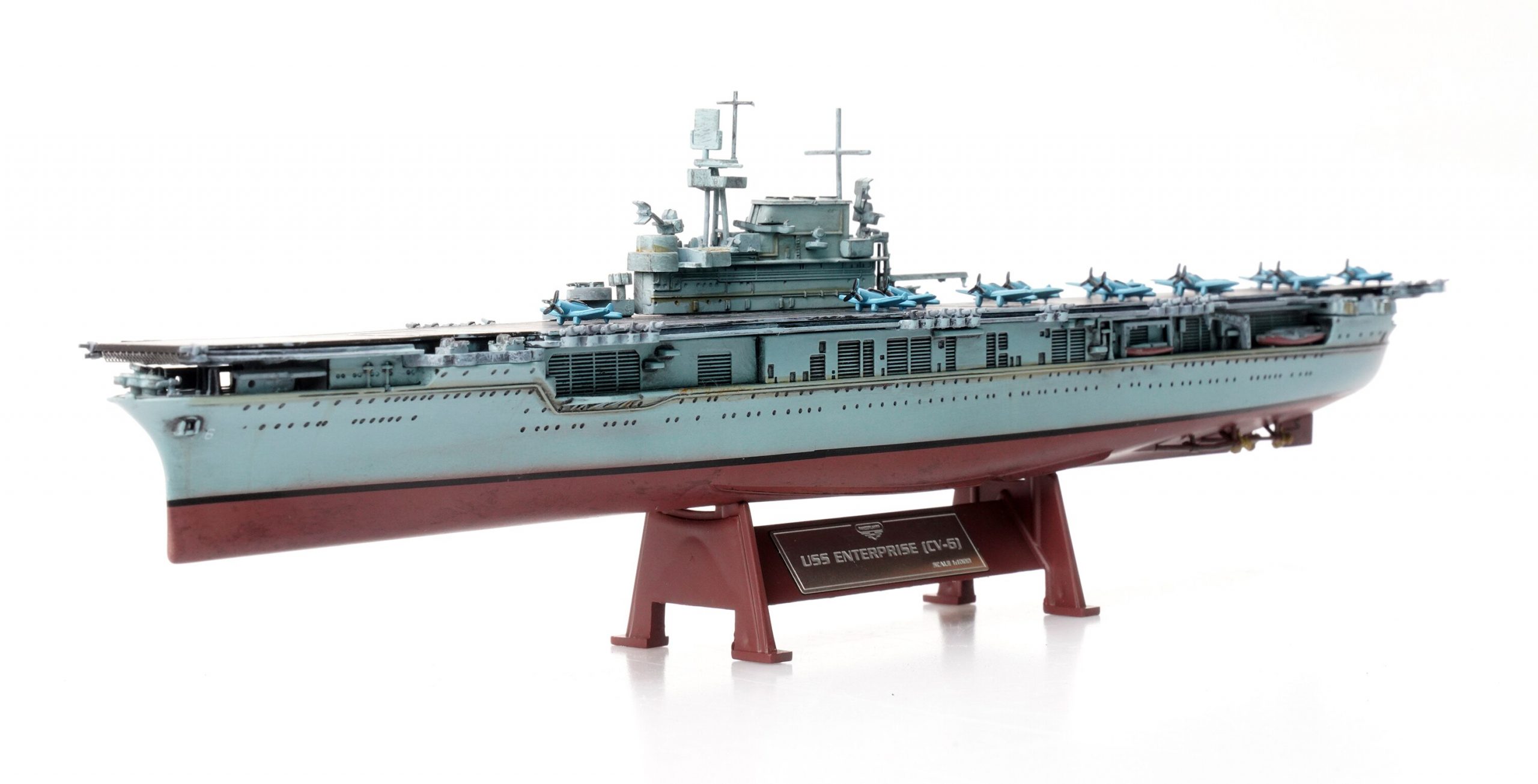 1: 1000 World War II American cv-6 USS Enterprise Model Finished product collection model Hull alloy 1: 1000 World War II American cv-6 USS Enterprise Model Finished product collection model Hull alloy