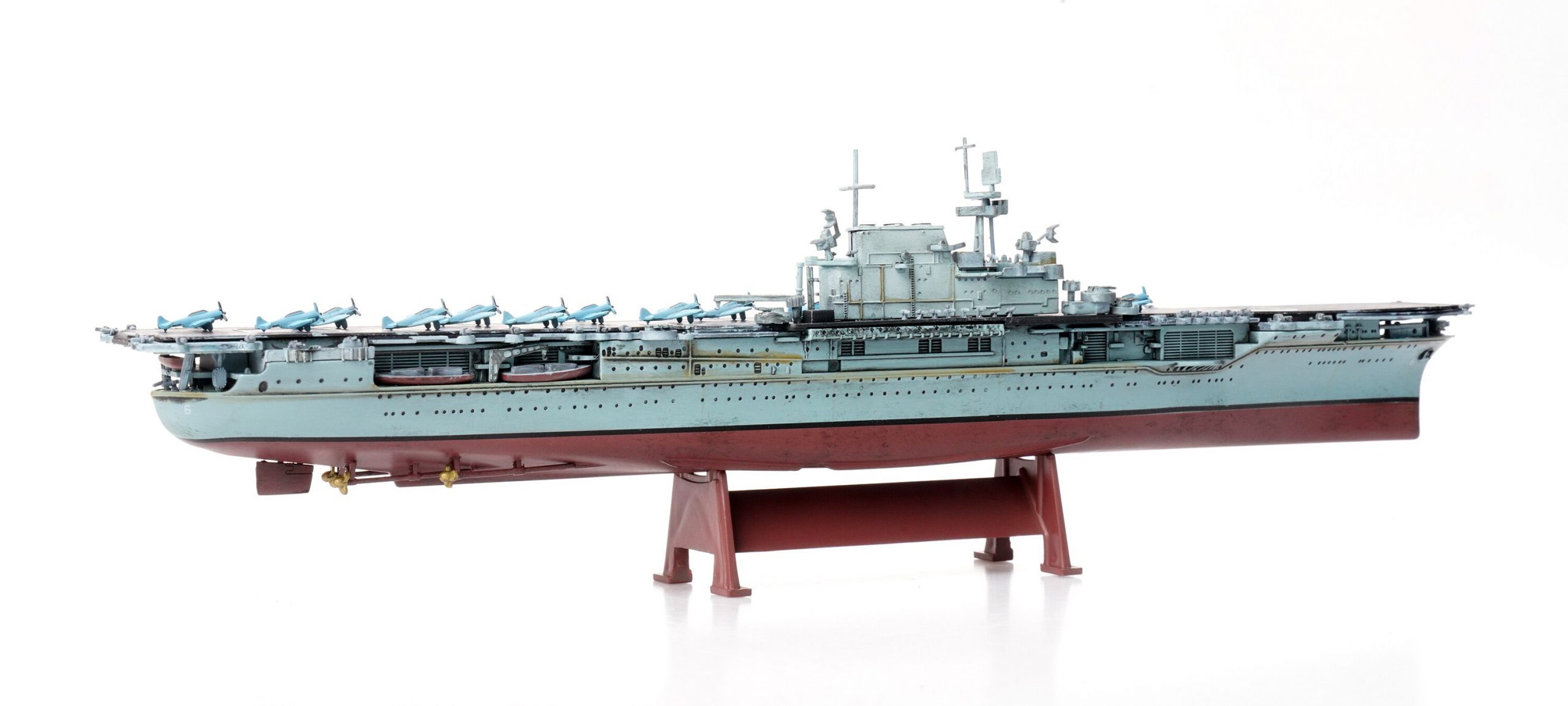 1: 1000 World War II American cv-6 USS Enterprise Model Finished product collection model Hull alloy 1: 1000 World War II American cv-6 USS Enterprise Model Finished product collection model Hull alloy