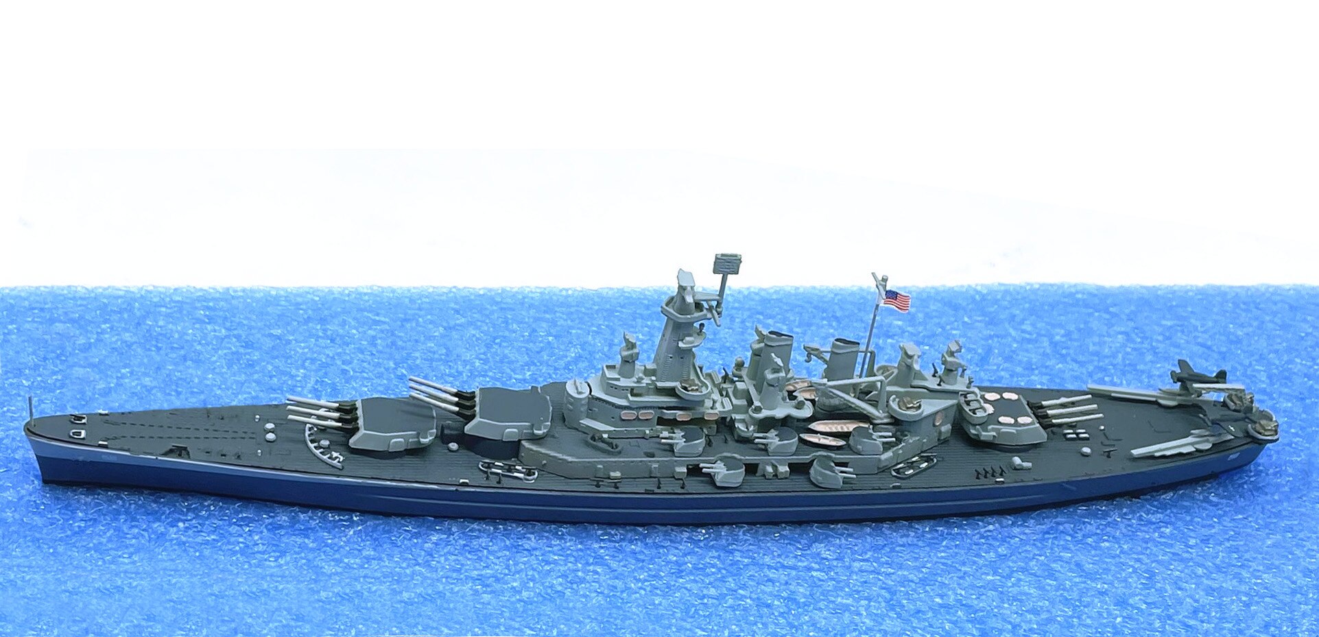 Fine 1: 1000 WWII USS Washington BB-56 Alloy simulation model Collection Fine 1: 1000 WWII USS Washington BB-56 Alloy simulation model Collection