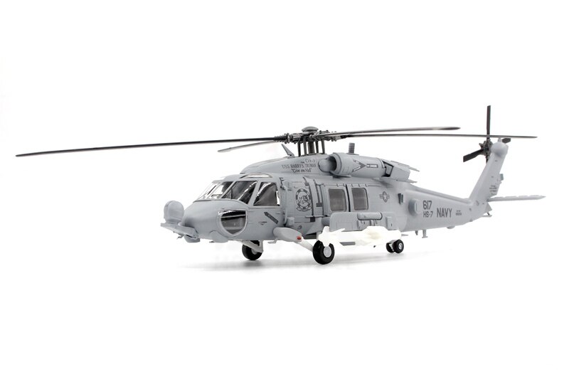1 / 72 US Navy hh-60h rescue helicopter hs-7 Trumpeter 36921 Finished product model 1 / 72 US Navy hh-60h rescue helicopter hs-7 Trumpeter 36921 Finished product model