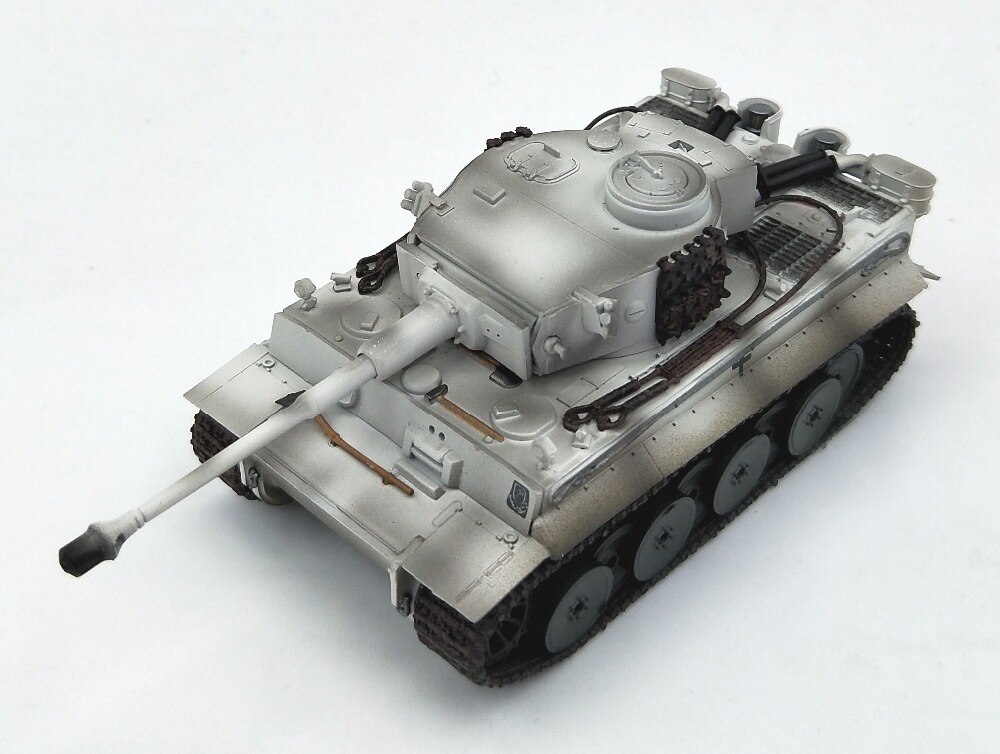 1:72 German Tiger Tank Model Early type Snow painting Finished model 36208