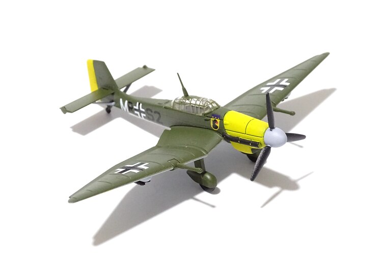 1 / 110 German Ju 87 dive bomber model Finished product collection Alloy aircraft model