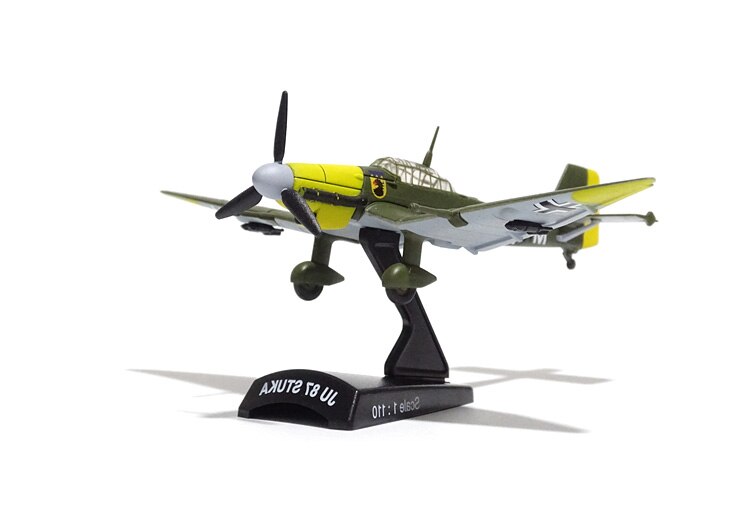 1 / 110 German Ju 87 dive bomber model Finished product collection Alloy aircraft model