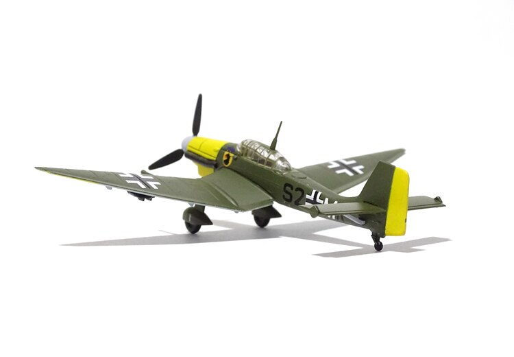 1 / 110 German Ju 87 dive bomber model Finished product collection Alloy aircraft model
