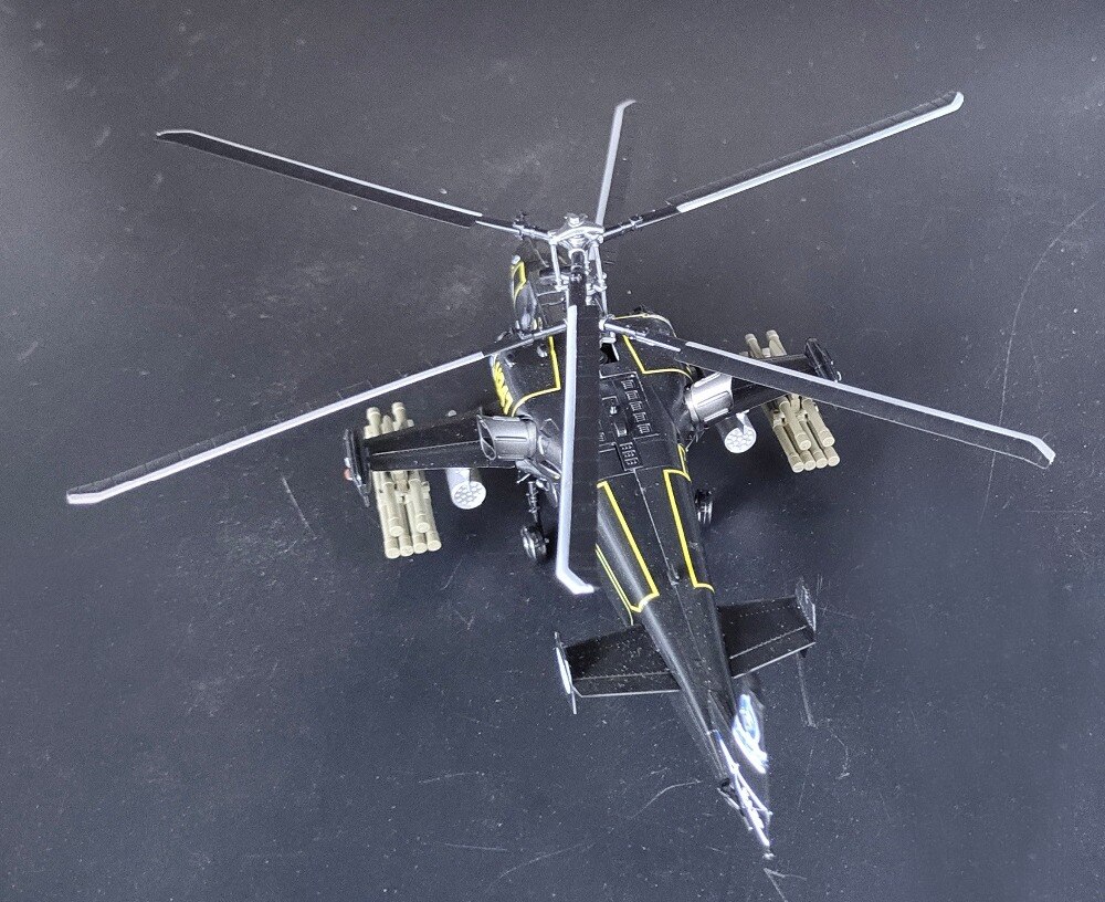 1:72 Russian Ka-50 armed helicopter Finished product simulation model 37020 1:72 Russian Ka-50 armed helicopter Finished product simulation model 37020