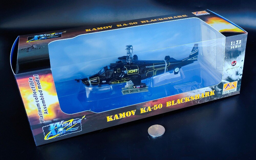1:72 Russian Ka-50 armed helicopter Finished product simulation model 37020 1:72 Russian Ka-50 armed helicopter Finished product simulation model 37020