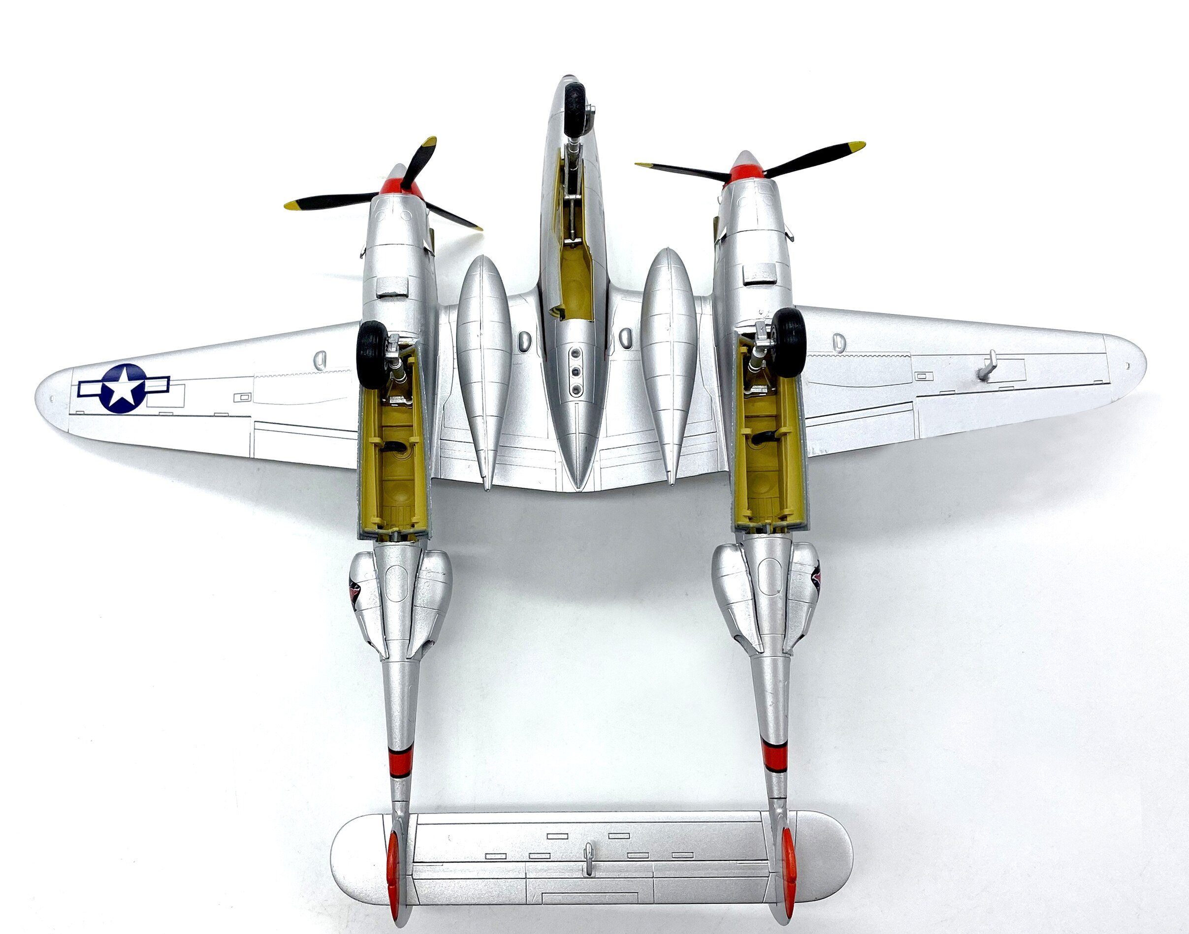 1: 72 US Air Force P-38 fighter model Simulation finished product model 36431 1: 72 US Air Force P-38 fighter model Simulation finished product model 36431
