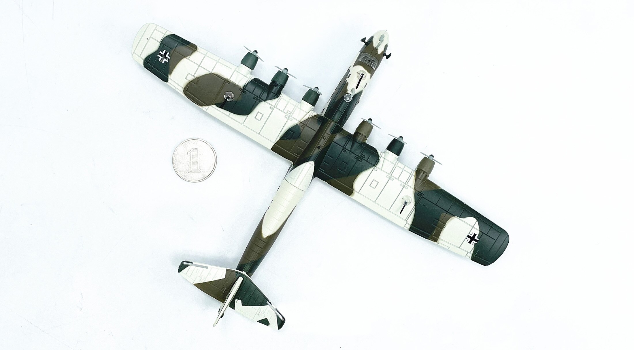 1: 200 German bv-222 large seaplane maritime patrol aircraft Antisubmarine aircraft model Simulated pendulum
