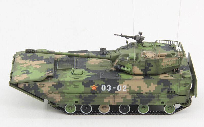 Fine 1:72 Chinese zbd-05 amphibious landing tank army duck Digital Camouflage number random Alloy collection model