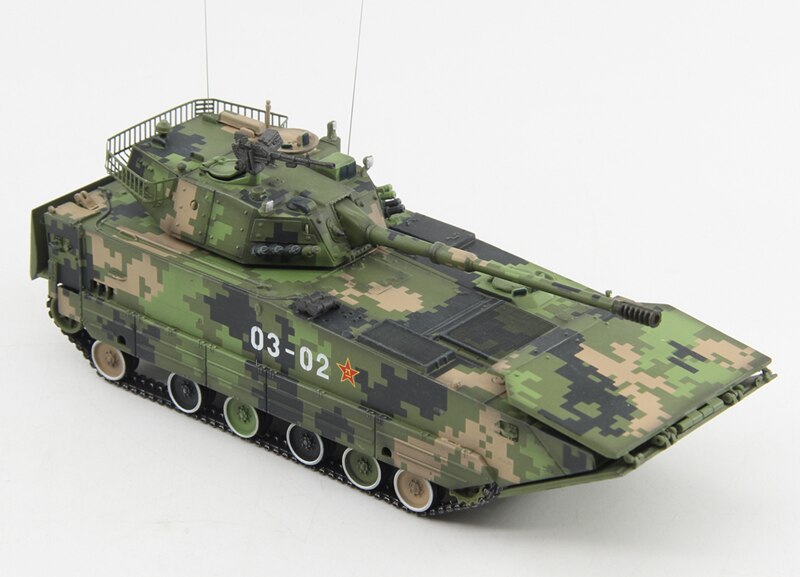 Fine 1:72 Chinese zbd-05 amphibious landing tank army duck Digital Camouflage number random Alloy collection model