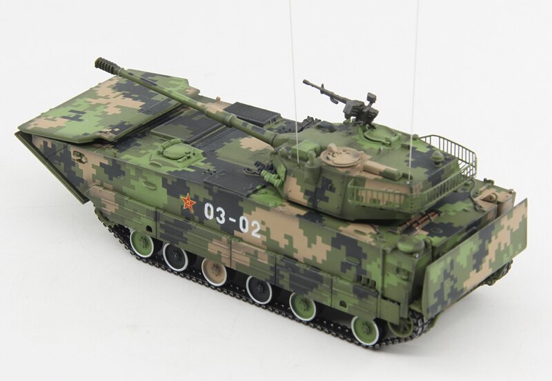 Fine 1:72 Chinese zbd-05 amphibious landing tank army duck Digital Camouflage number random Alloy collection model