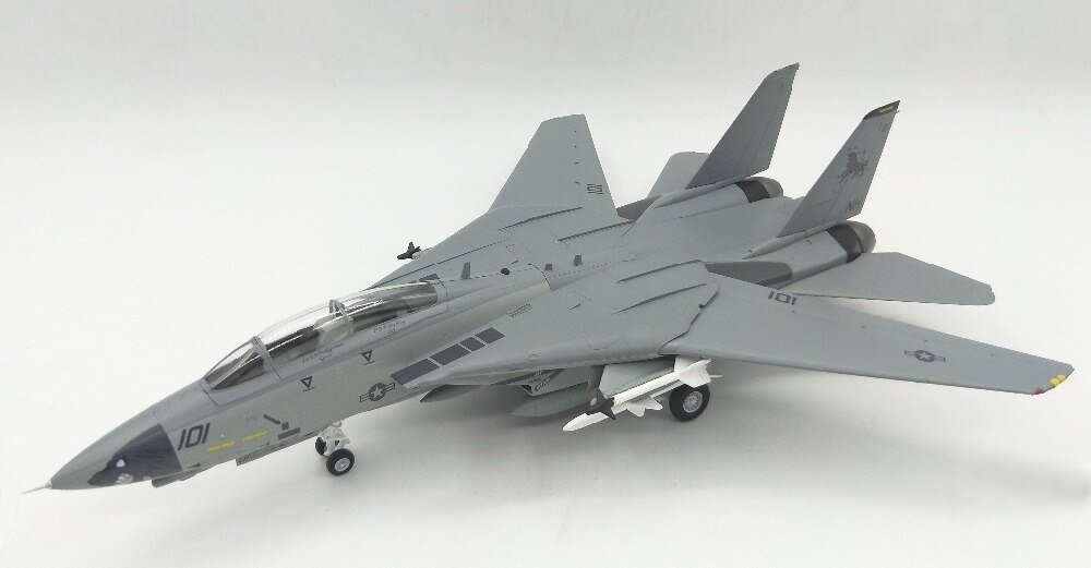 Trumpet 1:72 F-14D VF-213 black lion squadron male F14 fighter model Trumpet 1:72 F-14D VF-213 black lion squadron male F14 fighter model