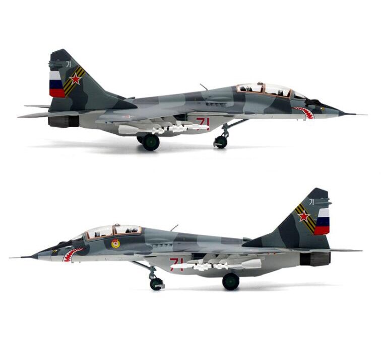 Fine 1 / 72 Russian air force mig-29ub fighter model Two seater Alloy collection model