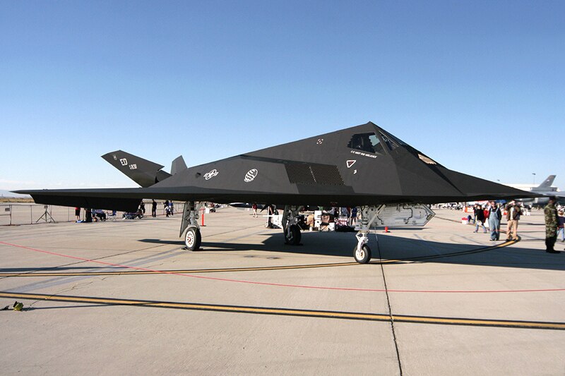 1 / 72 USAF F-117A fighter Finished alloy aircraft model