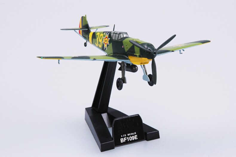 Trumpet 1:72 Romania air force BF109E-3 fighter 37285 finished product model
