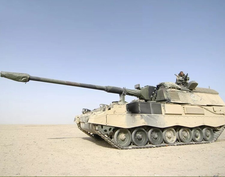 1/72 German army L2a5 main battle tank vs pzh2000 self propelled gun Alloy collection model