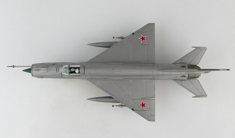 fine 1/72 H 196 Soviet air force mig-21smt fighter blue 60 Finished alloy model