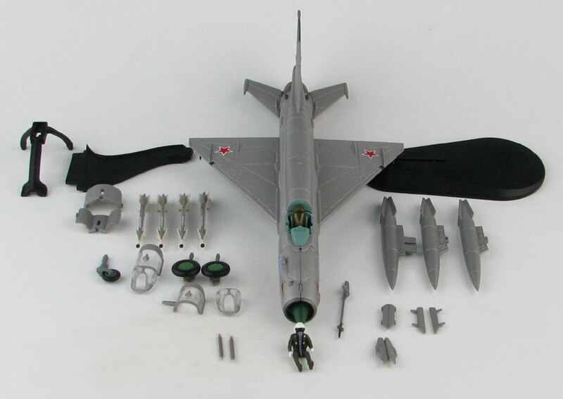 fine 1/72 H 196 Soviet air force mig-21smt fighter blue 60 Finished alloy model