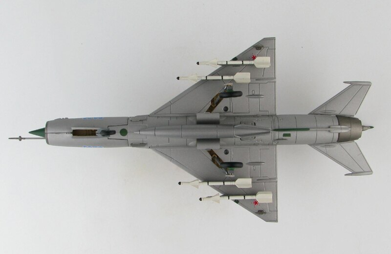 fine 1/72 H 196 Soviet air force mig-21smt fighter blue 60 Finished alloy model