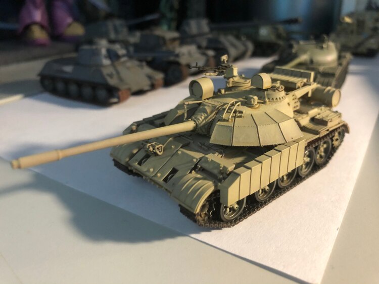 Fine 1 / 72 Iraq t-55 main station tank enigma Finished product collection model