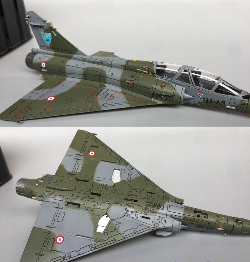 Fine 1 / 72 French air force mirage 2000D two seater fighter 650 635 Alloy finished product model Fine 1 / 72 French air force mirage 2000D two seater fighter 650 635 Alloy finished product model