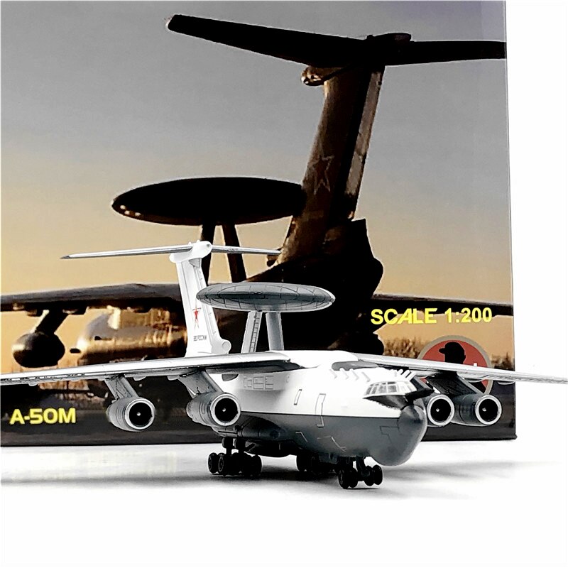 1/200 Soviet A-50 mainstay early warning aircraft model Semi alloy collection model 1/200 Soviet A-50 mainstay early warning aircraft model Semi alloy collection model
