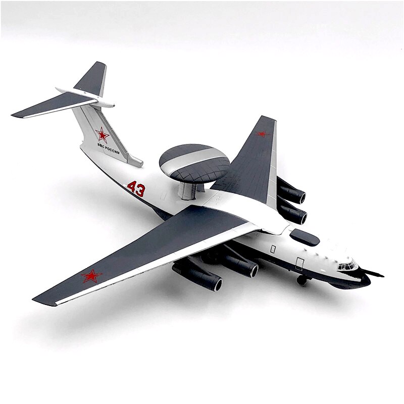 1/200 Soviet A-50 mainstay early warning aircraft model Semi alloy collection model 1/200 Soviet A-50 mainstay early warning aircraft model Semi alloy collection model