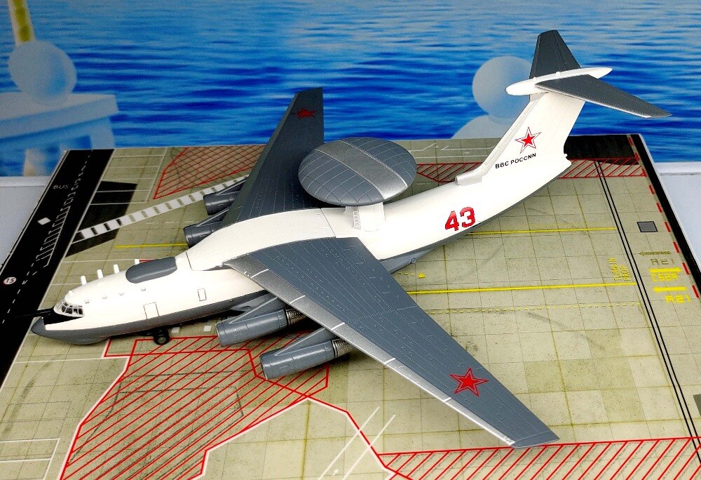 1/200 Soviet A-50 mainstay early warning aircraft model Semi alloy collection model 1/200 Soviet A-50 mainstay early warning aircraft model Semi alloy collection model