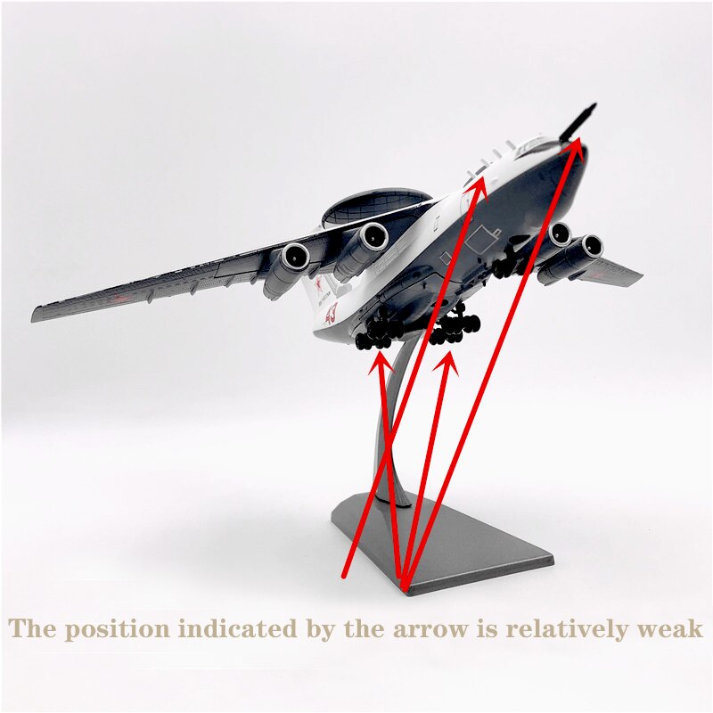 1/200 Soviet A-50 mainstay early warning aircraft model Semi alloy collection model 1/200 Soviet A-50 mainstay early warning aircraft model Semi alloy collection model