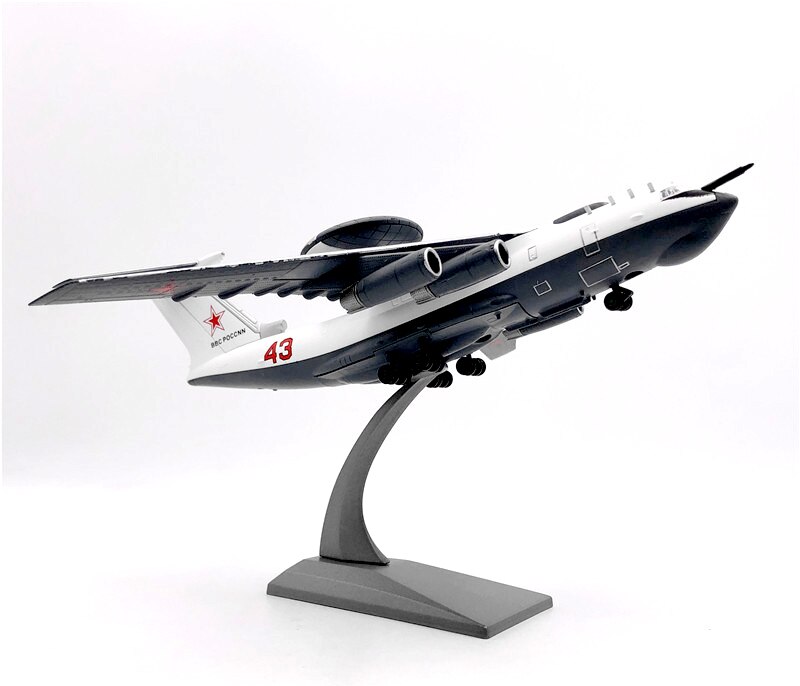 1/200 Soviet A-50 mainstay early warning aircraft model Semi alloy collection model 1/200 Soviet A-50 mainstay early warning aircraft model Semi alloy collection model