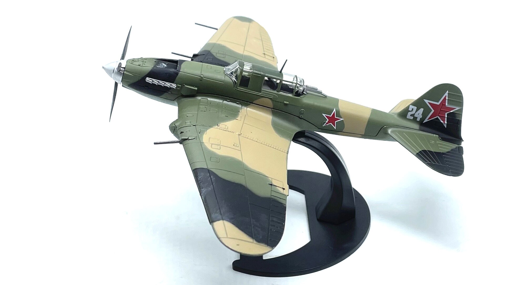 1: 72 World War II Soviet air force il-2m3 fighter model Alloy static model finished product