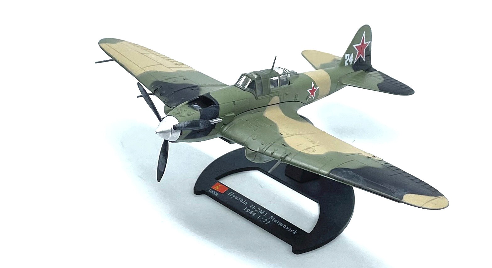 1: 72 World War II Soviet air force il-2m3 fighter model Alloy static model finished product