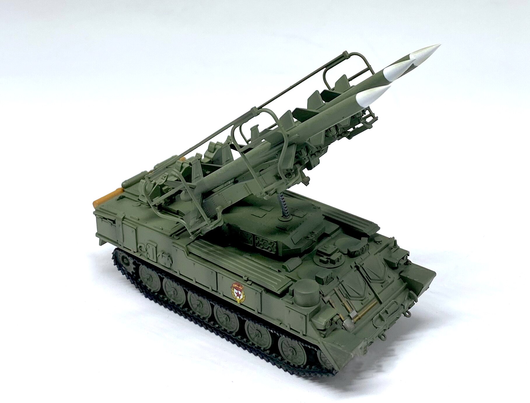 1:72 Soviet sam-6 air defense missile launcher The guards Static simulation tank armored vehicle 35110