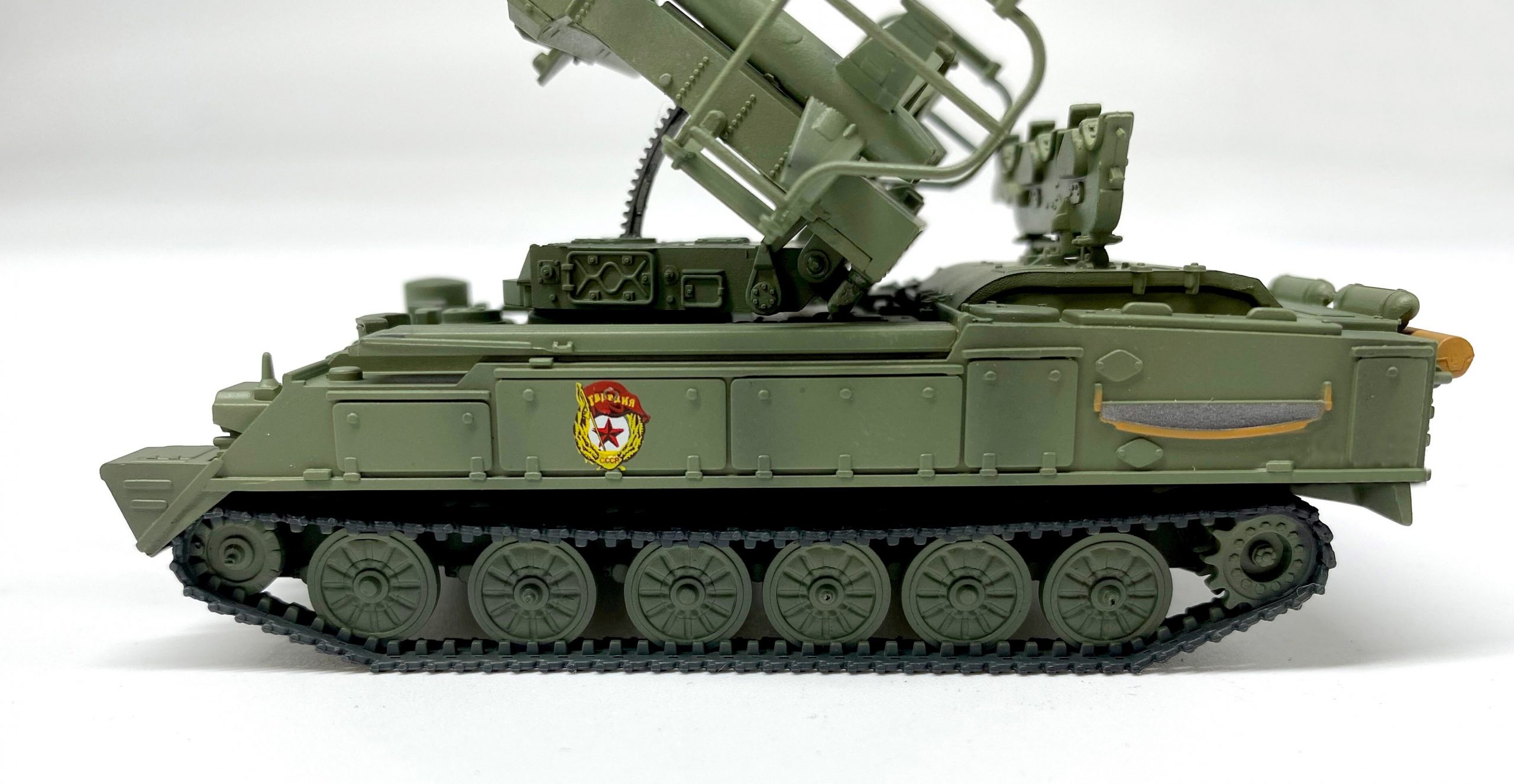 1:72 Soviet sam-6 air defense missile launcher The guards Static simulation tank armored vehicle 35110