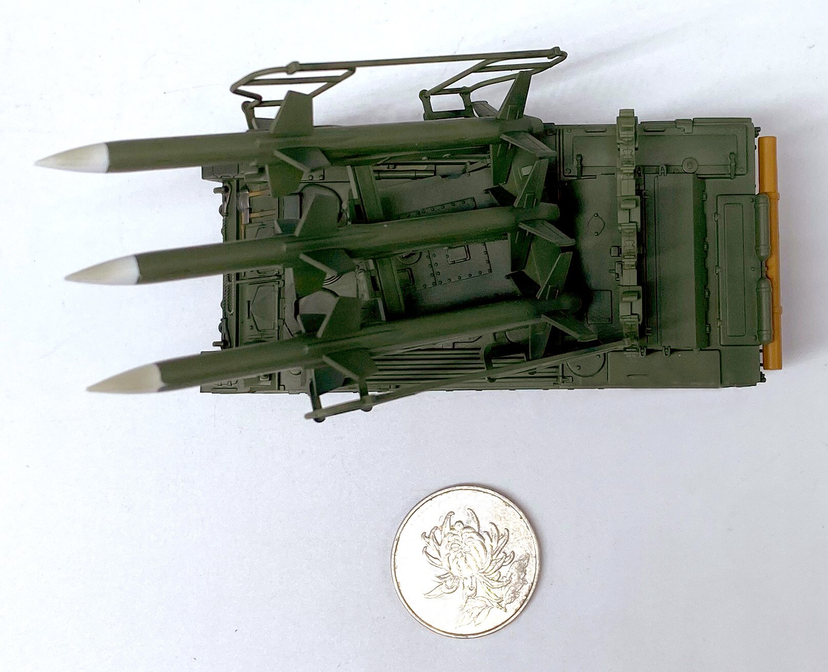 1:72 Soviet sam-6 air defense missile launcher The guards Static simulation tank armored vehicle 35110