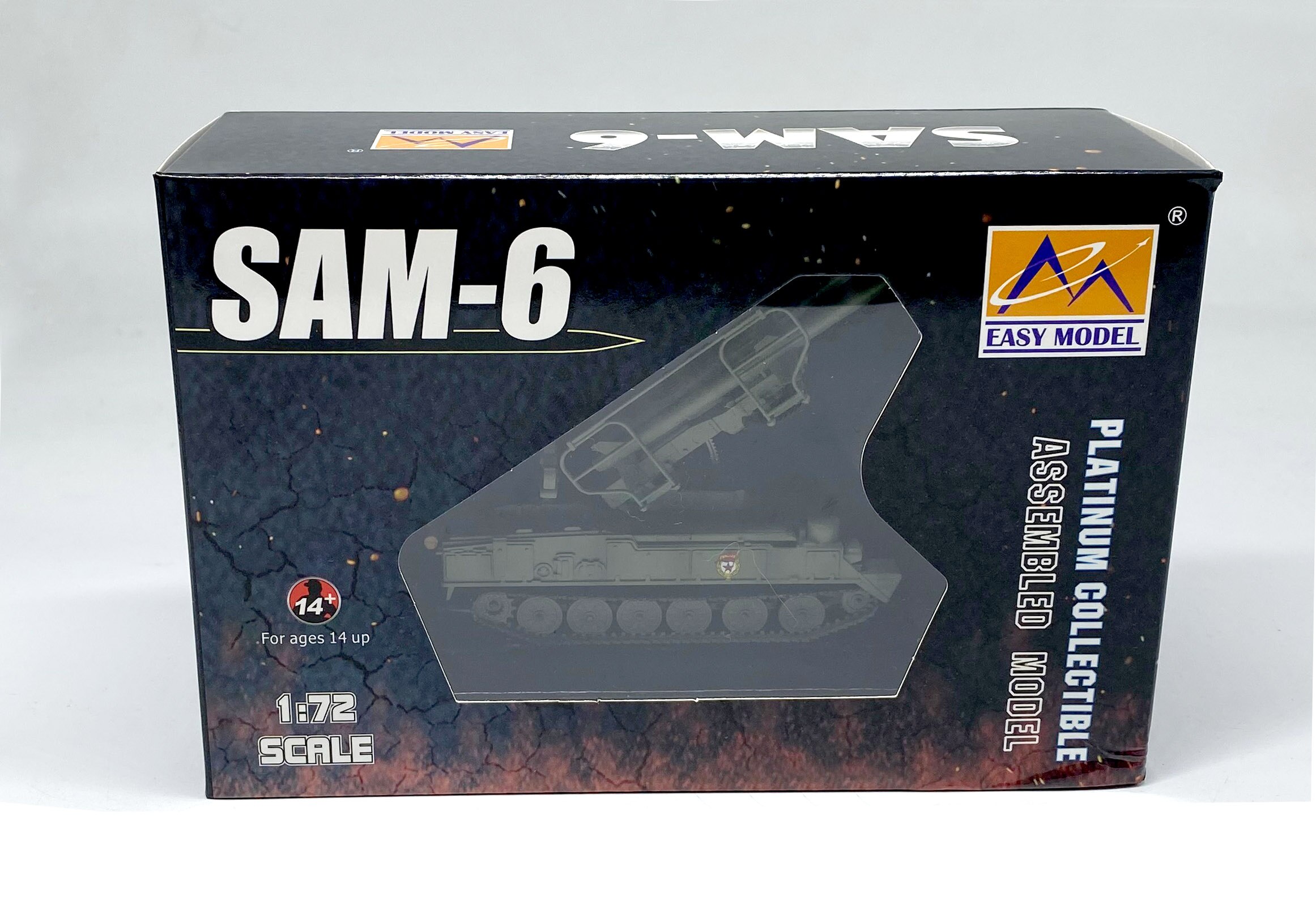 1:72 Soviet sam-6 air defense missile launcher The guards Static simulation tank armored vehicle 35110