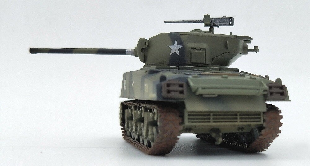 1:72 Us M4A3 tank model in World War II 76MM artillery Finished model 36261