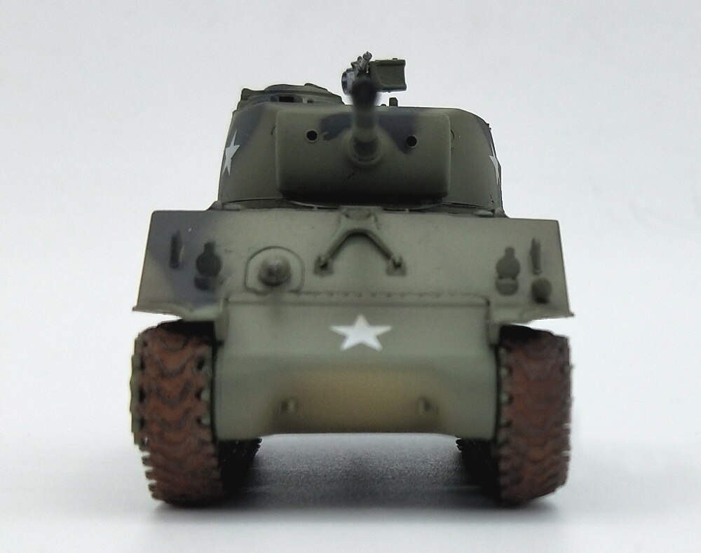1:72 Us M4A3 tank model in World War II 76MM artillery Finished model 36261