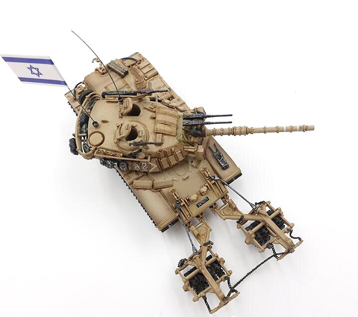 Fine 1 / 72 Israel 6B IDF m60a1 minesweeping tank model Middle East War Desert painting Fine 1 / 72 Israel 6B IDF m60a1 minesweeping tank model Middle East War Desert painting