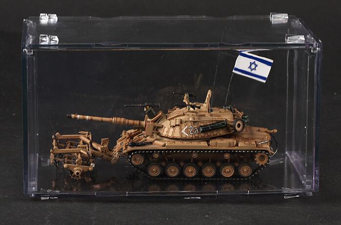 Fine 1 / 72 Israel 6B IDF m60a1 minesweeping tank model Middle East War Desert painting Fine 1 / 72 Israel 6B IDF m60a1 minesweeping tank model Middle East War Desert painting