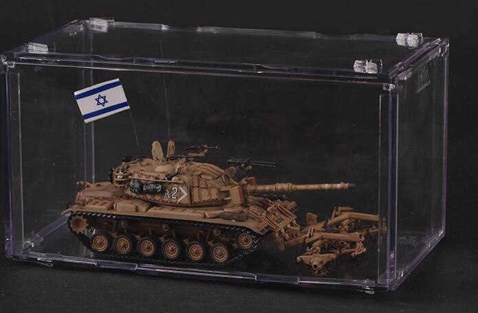 Fine 1 / 72 Israel 6B IDF m60a1 minesweeping tank model Middle East War Desert painting Fine 1 / 72 Israel 6B IDF m60a1 minesweeping tank model Middle East War Desert painting