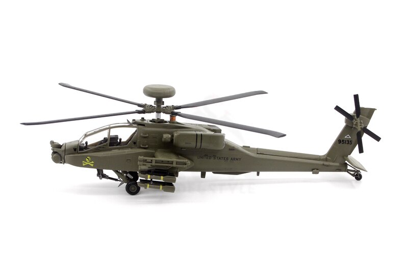1 / 72 US Army AH-64D armed helicopter 99-5135 Trumpeter 37033 Finished product model