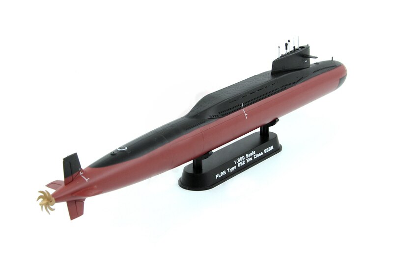 1 / 350 37506 Chinese Navy 092 nuclear submarine Long March 6 Finished ship model Collection model