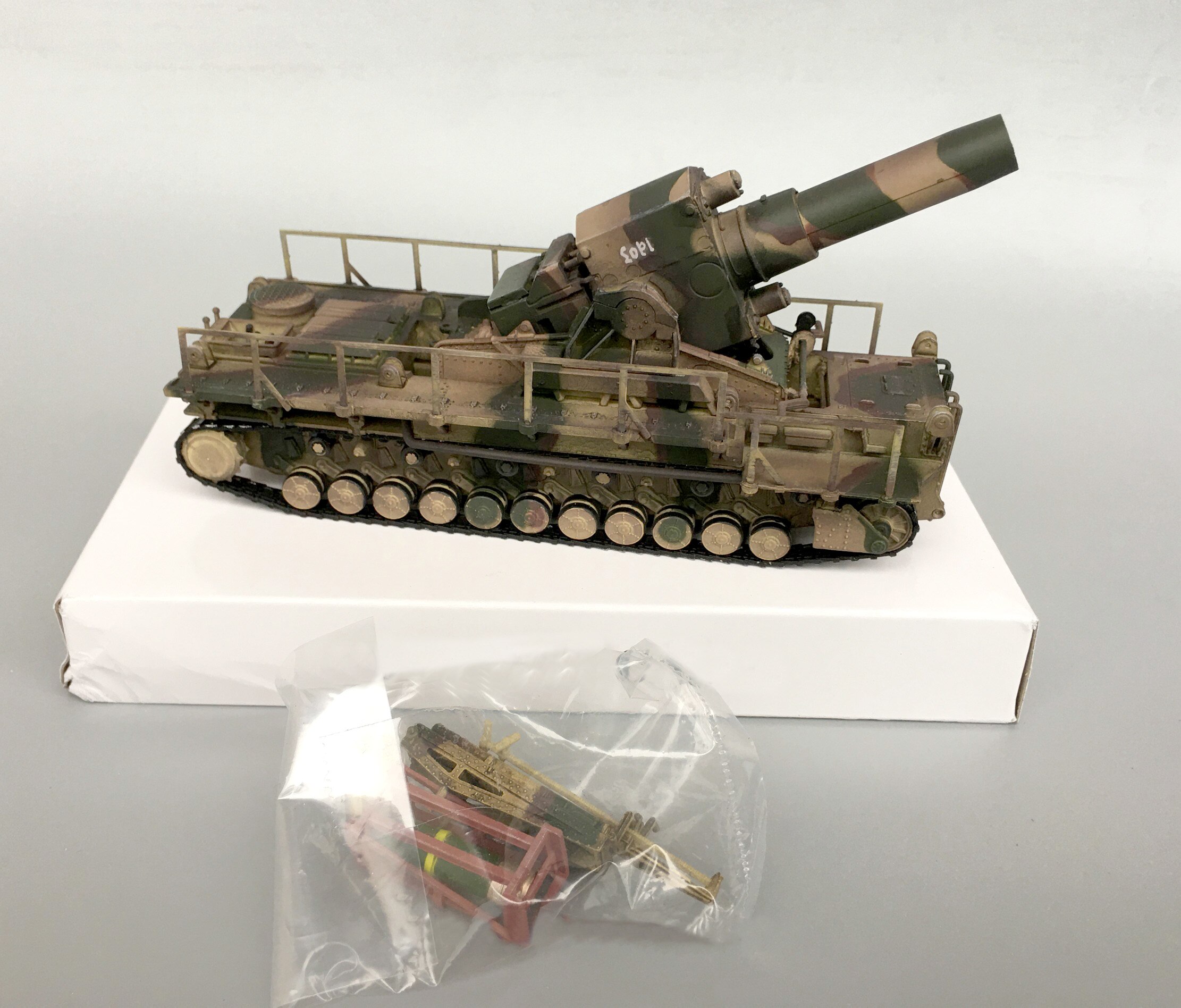 fine 1 / 72 German army Karl 5 Loki improved Finished product collection model