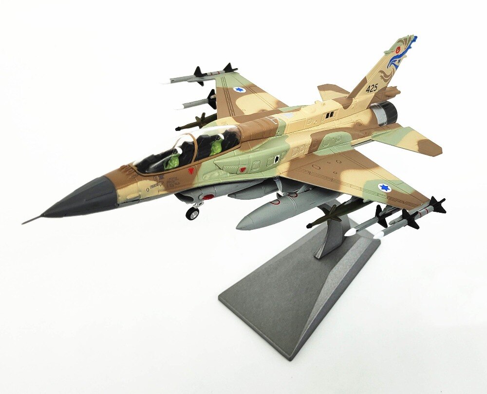 Special Offer 1 / 72 Israeli air force f-16i fighter model finished product Alloy collection model