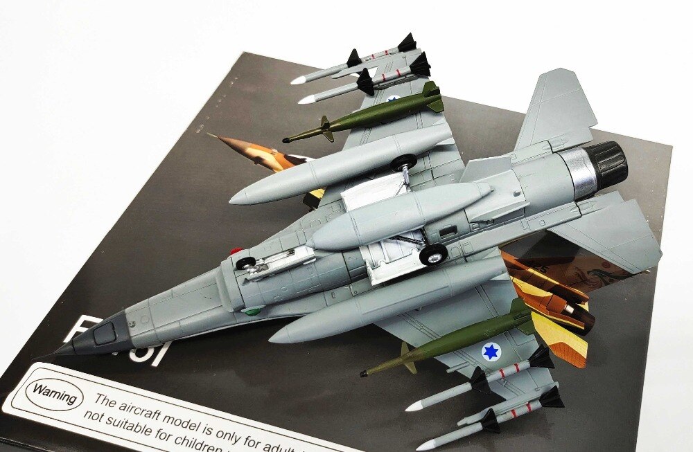 Special Offer 1 / 72 Israeli air force f-16i fighter model finished product Alloy collection model